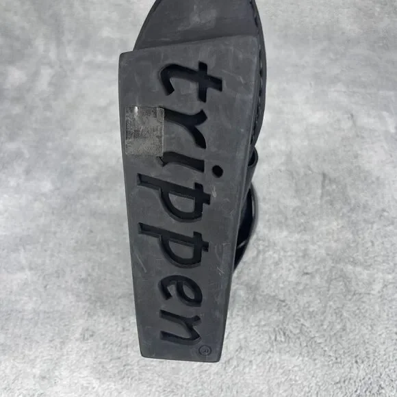 Trippen Leather Buckle Lune Boot Womens Sz 42 US10 Black AMPUTEE RIGHT BOOT ONLY - Picture 12 of 15